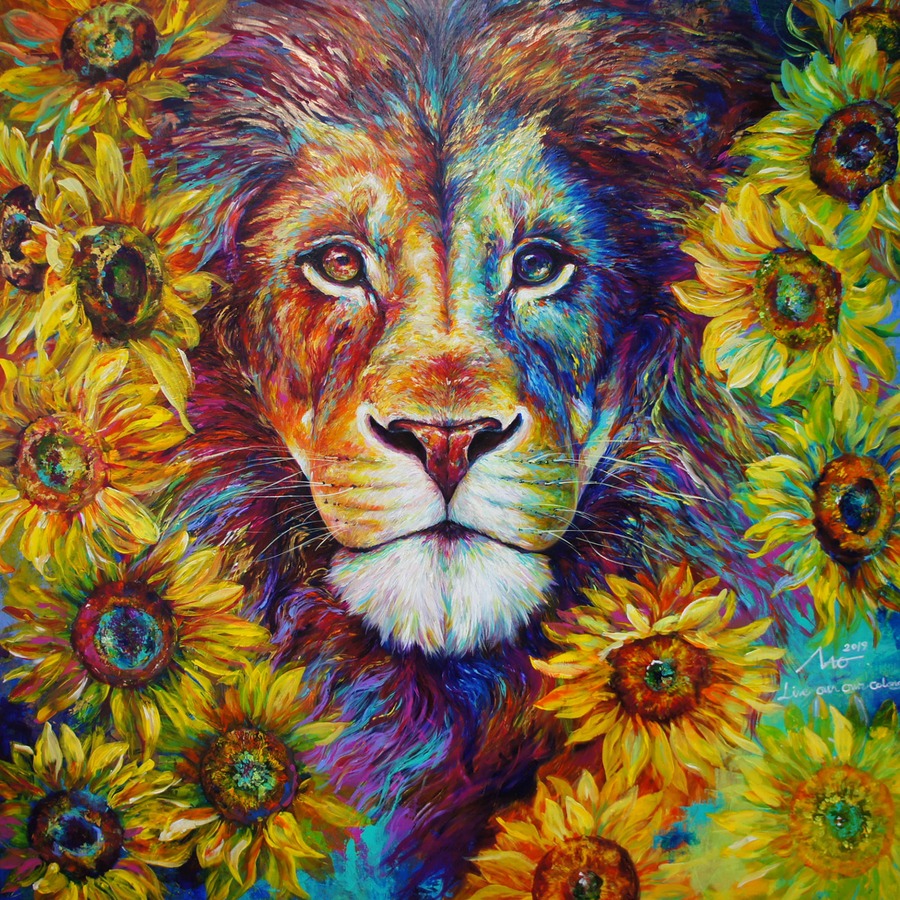 Hand-painted by infinity artist NAO, Japan.