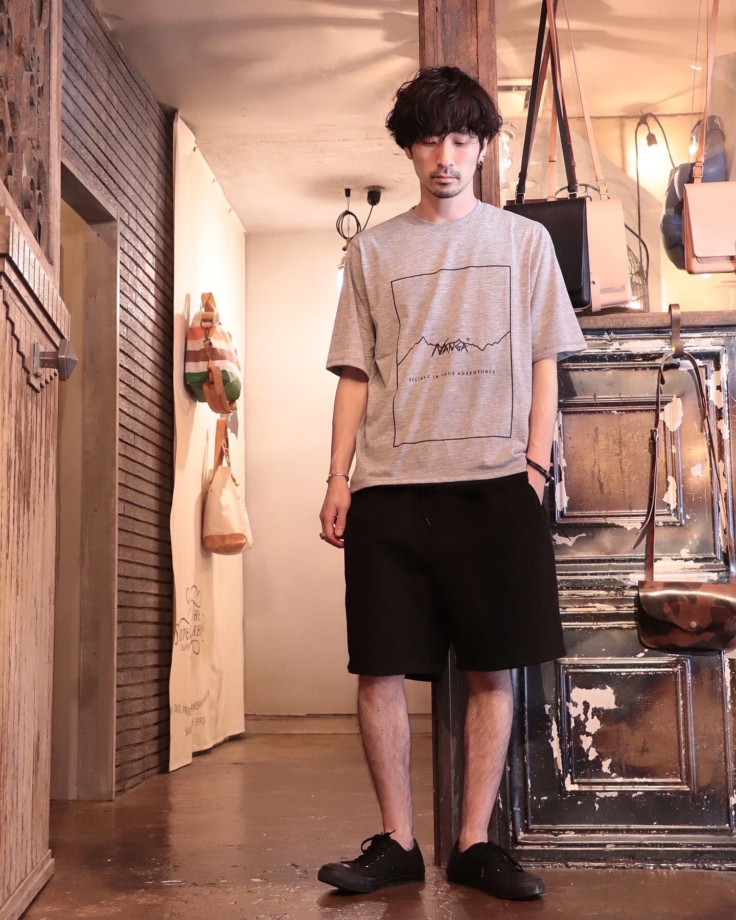 177cm　60kg　Mサイズ着用