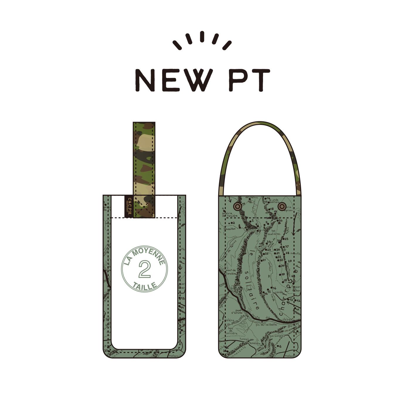 生成り×OLIVE（地図PT）