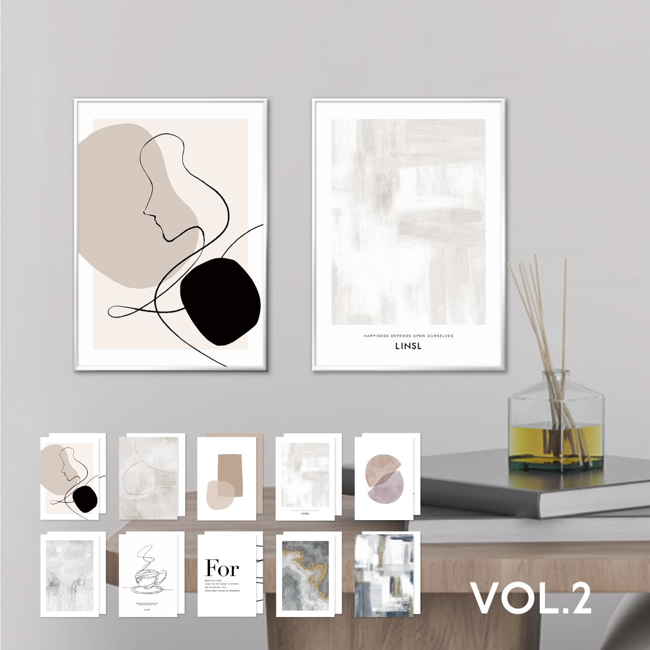 お試し】A4 20種から選べる2枚組 Vol.1/アートポスター | LINSL 