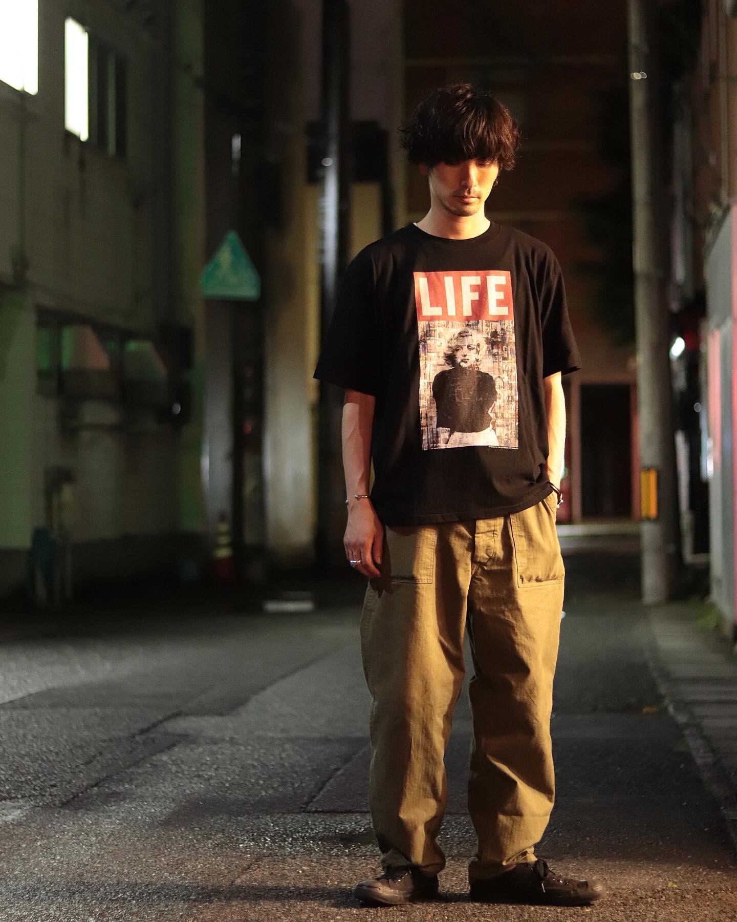 177cm  60kg  Lサイズ着用