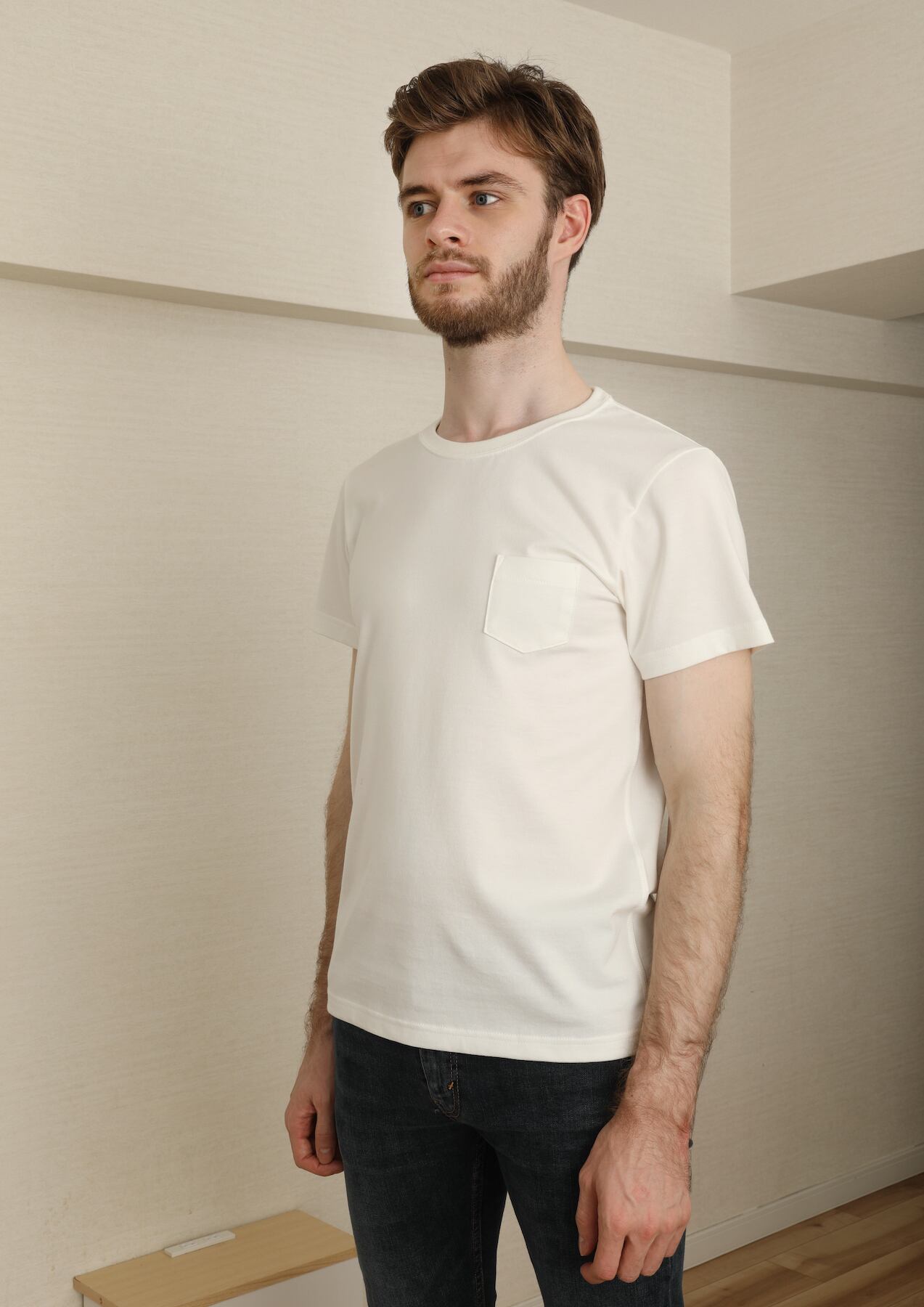 MEN'Sモデル：179cm　※Mサイズ着用