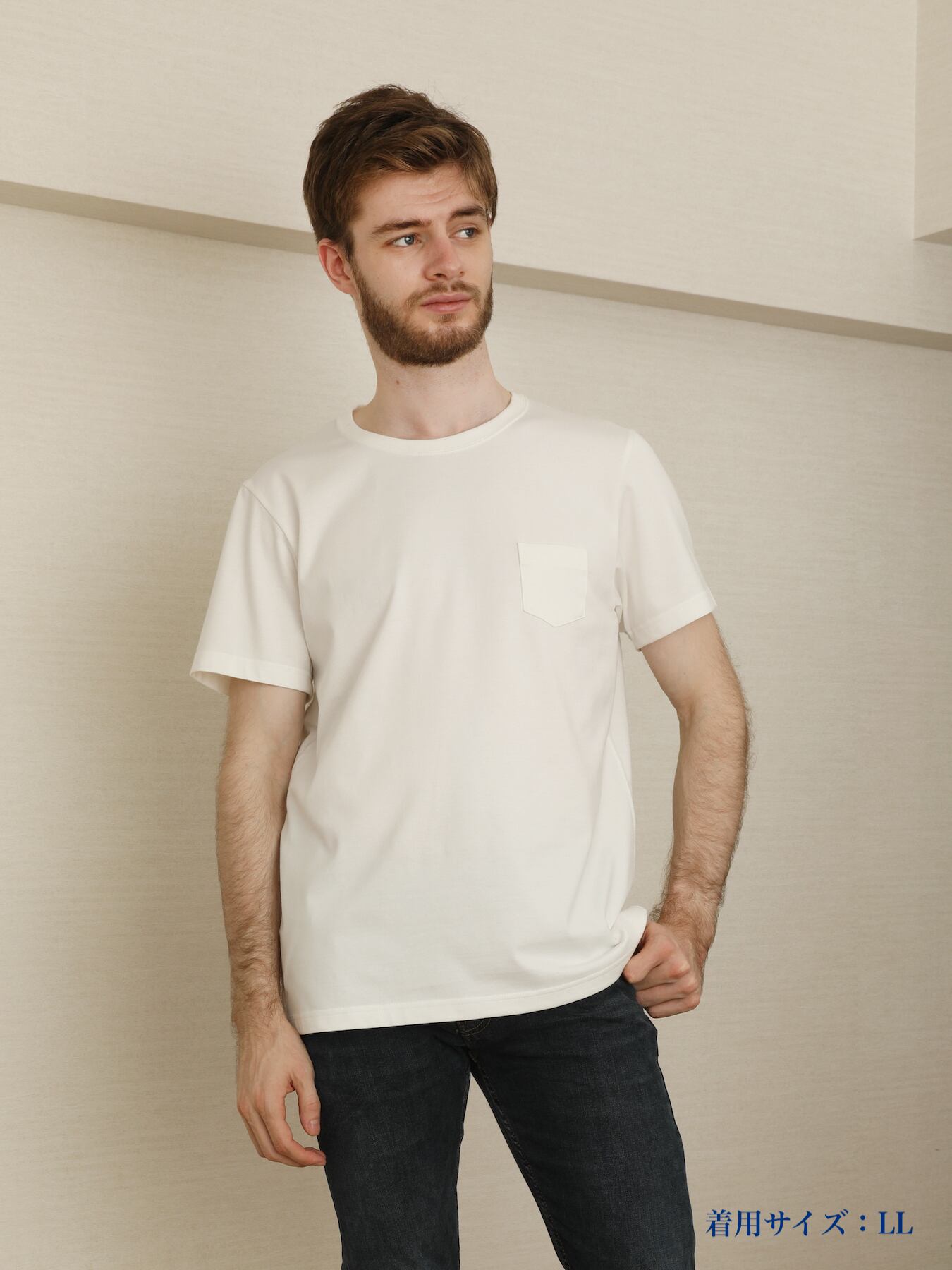 MEN'Sモデル：179cm　※LLサイズ着用