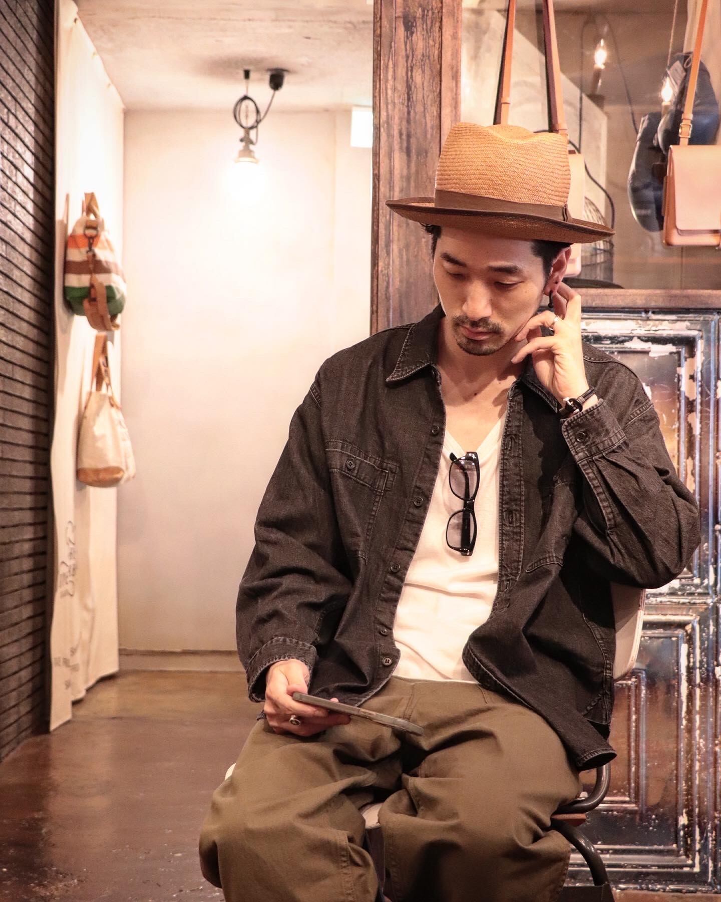 177cm　60kg　Mサイズ着用