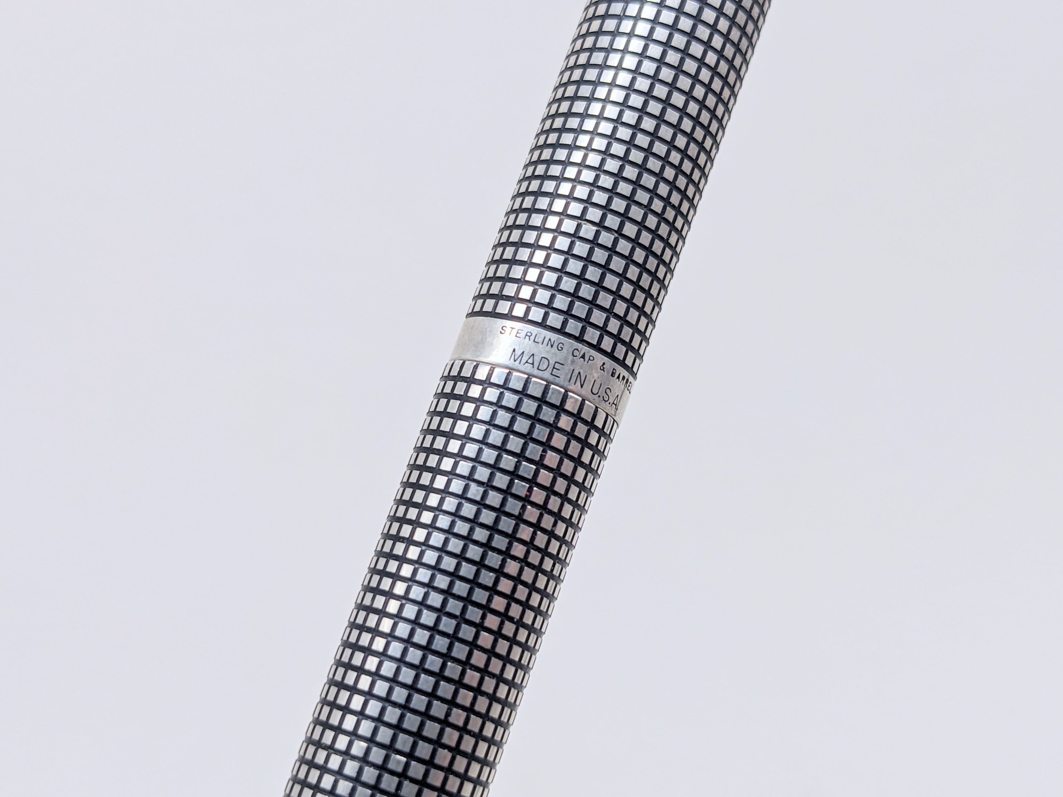 70s パーカー 75 PARKER 75 Crosshatch grid （極細字） 14K 02816