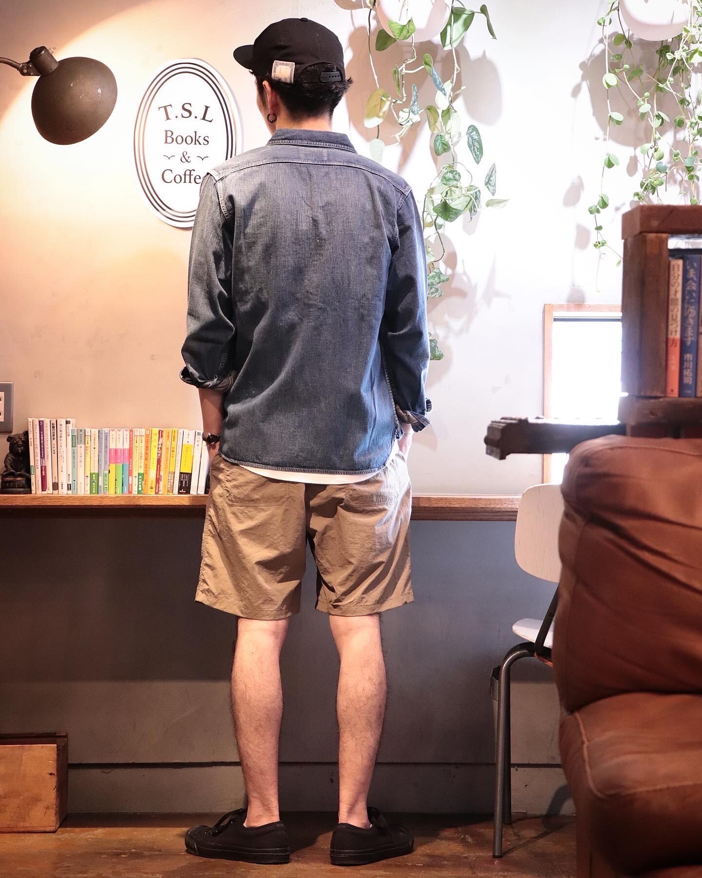 177cm　60kg　1サイズアップでLサイズ着用