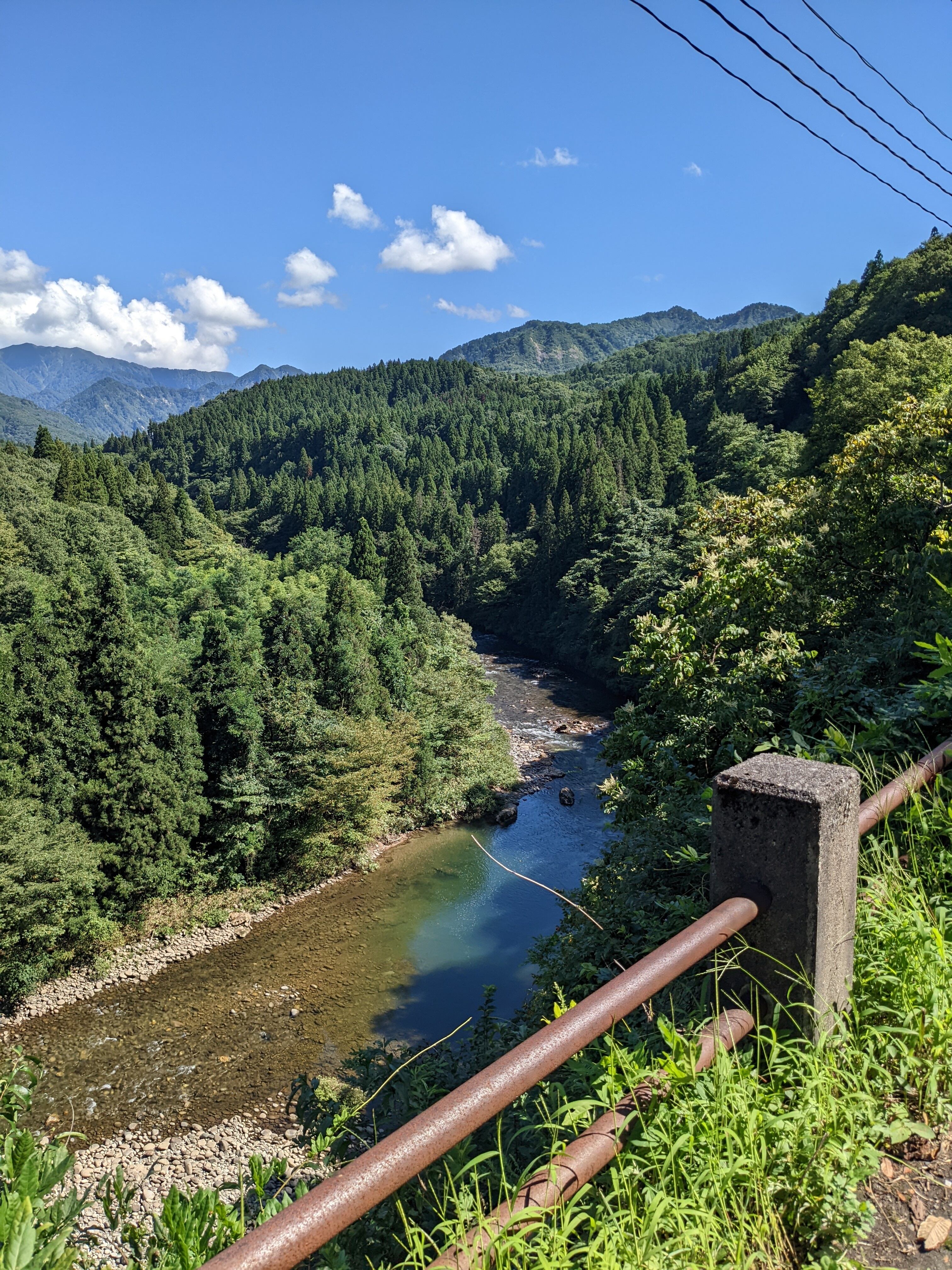 景勝清水から見た絶景
