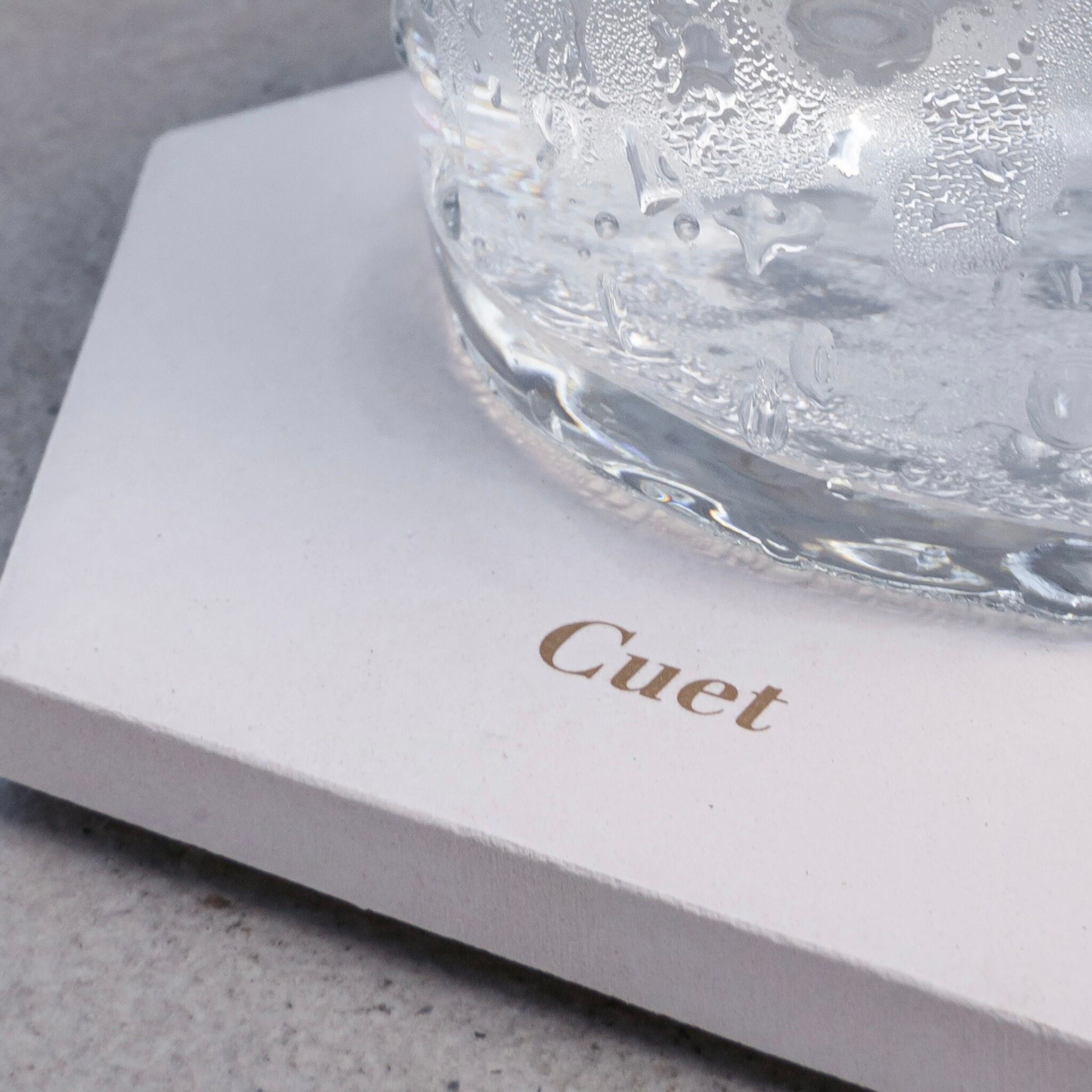 水滴すっと吸い取ってくれるコースターです。