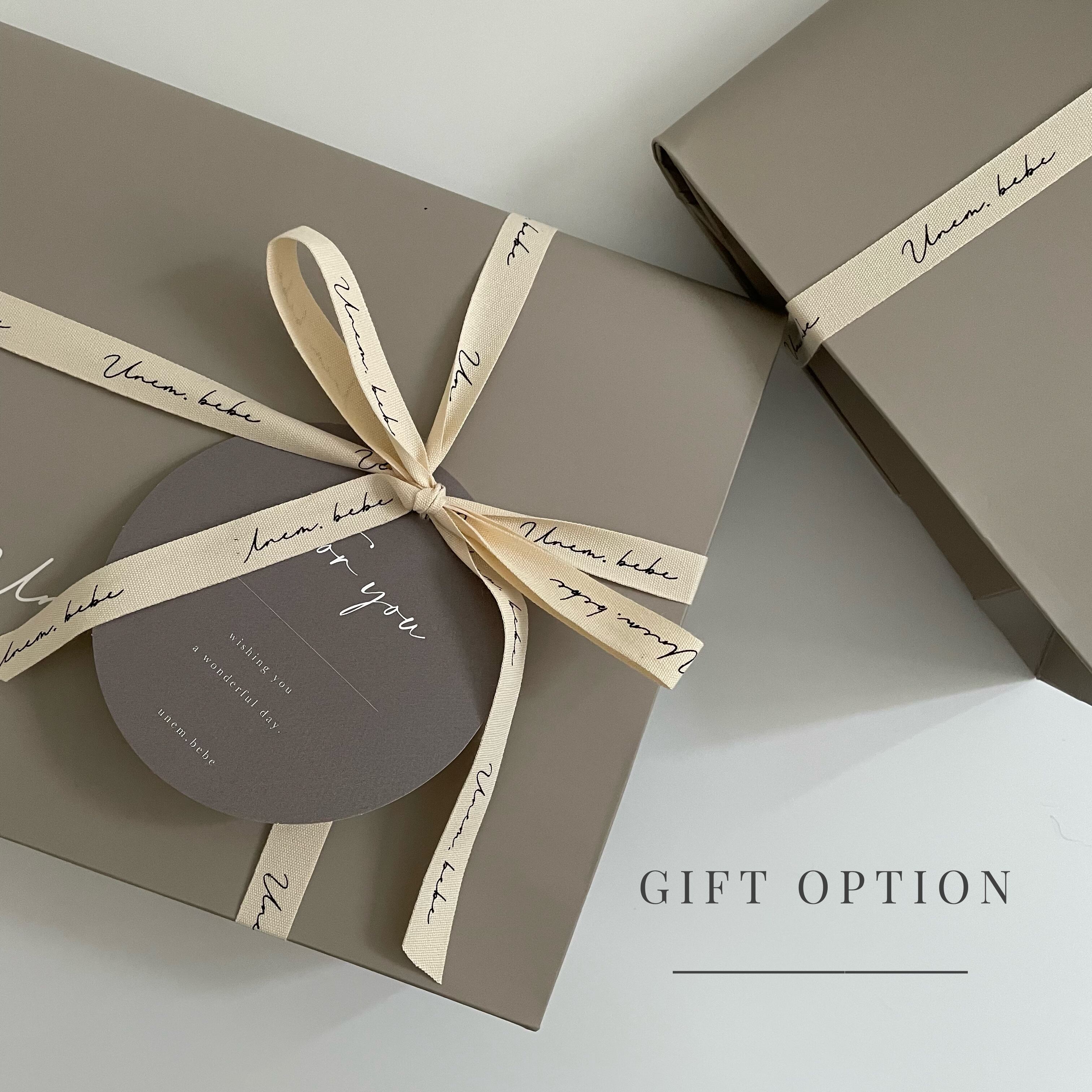 box type ※カテゴリーGIFT OPTIONからお選びください