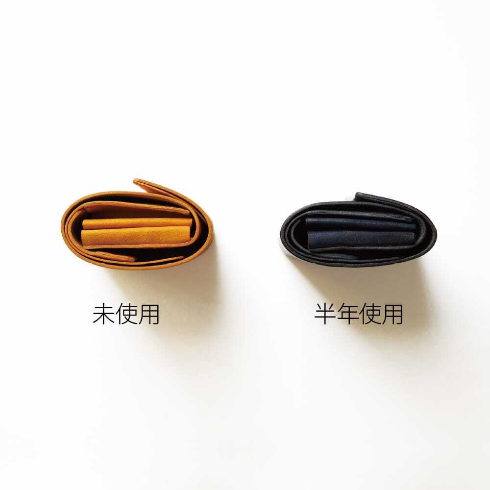 めっちゃ入る 三つ折り財布【ブラック】（受注生産品） | セミオーダー