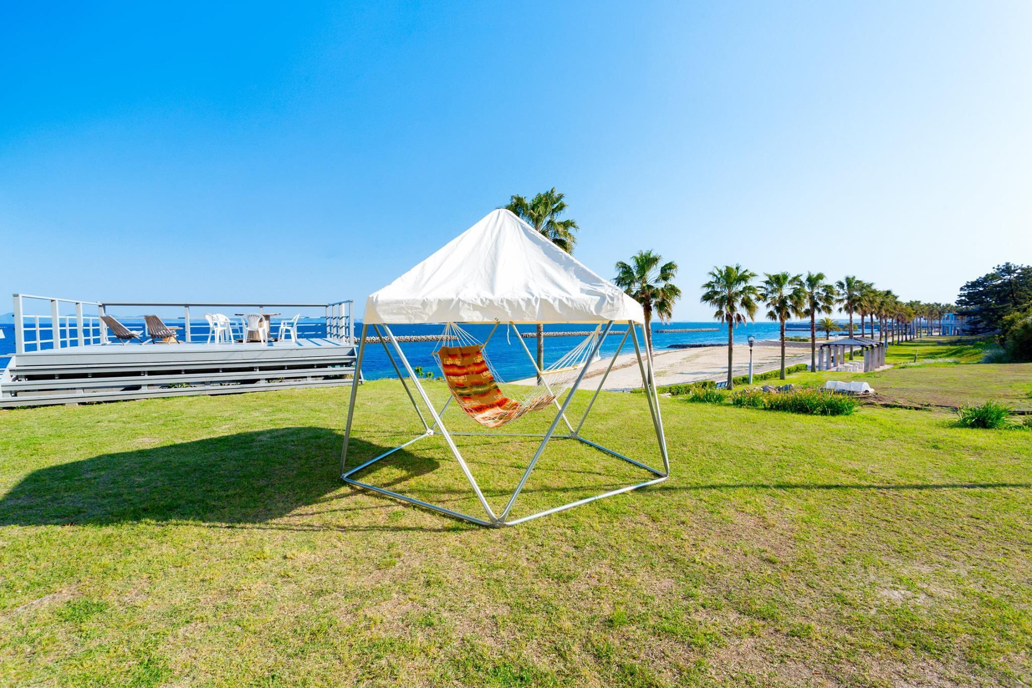 ハンモックスタンドとしてもご利用いただけます。