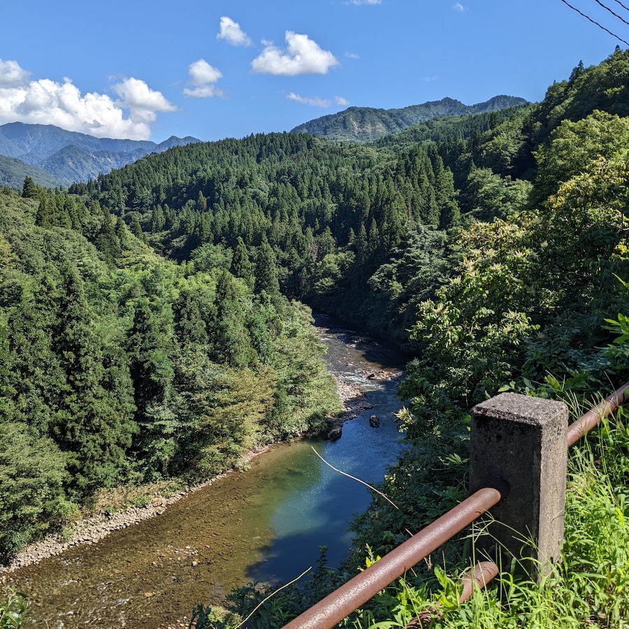 景勝清水からの絶景