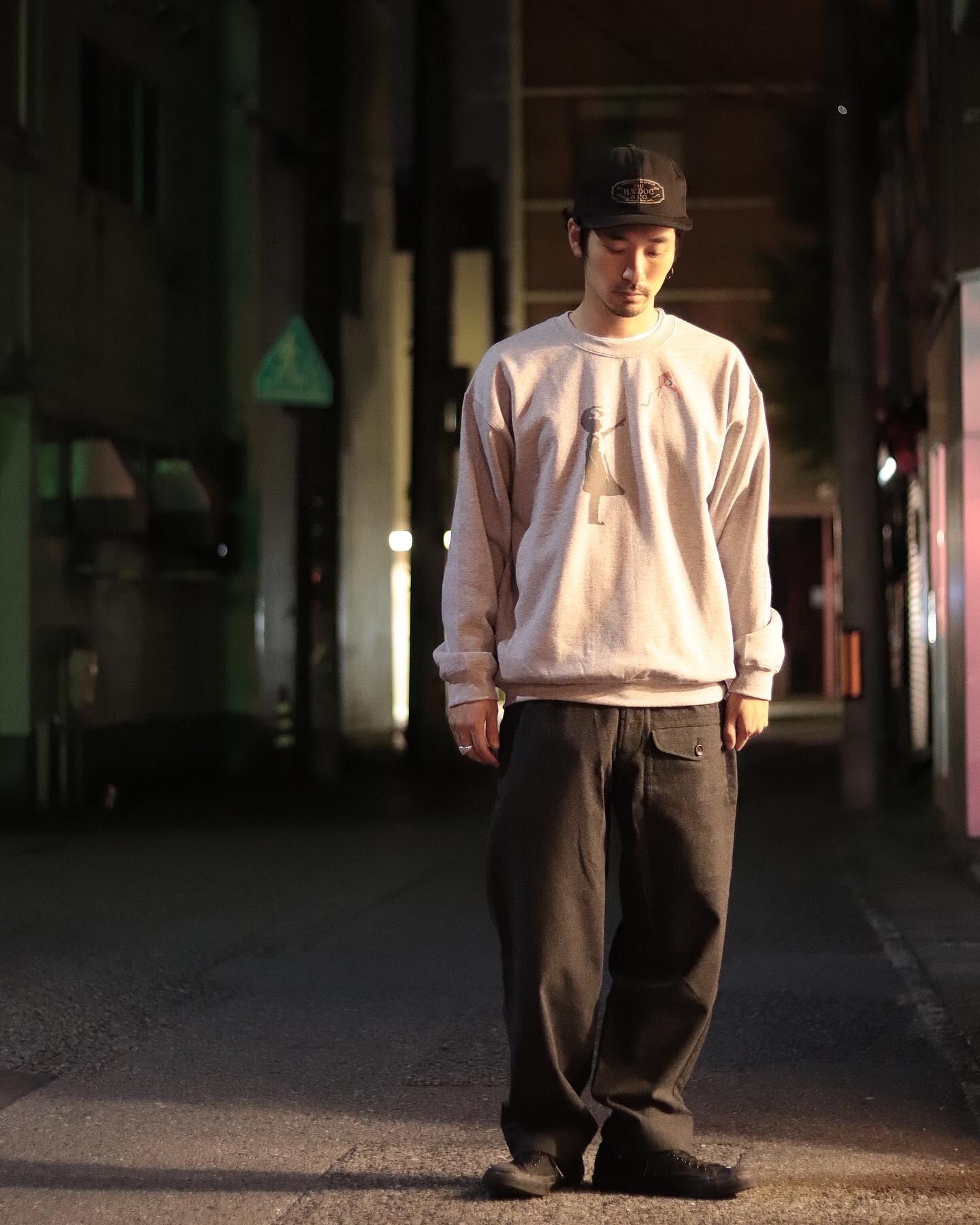 177cm  60kg  Lサイズ着用