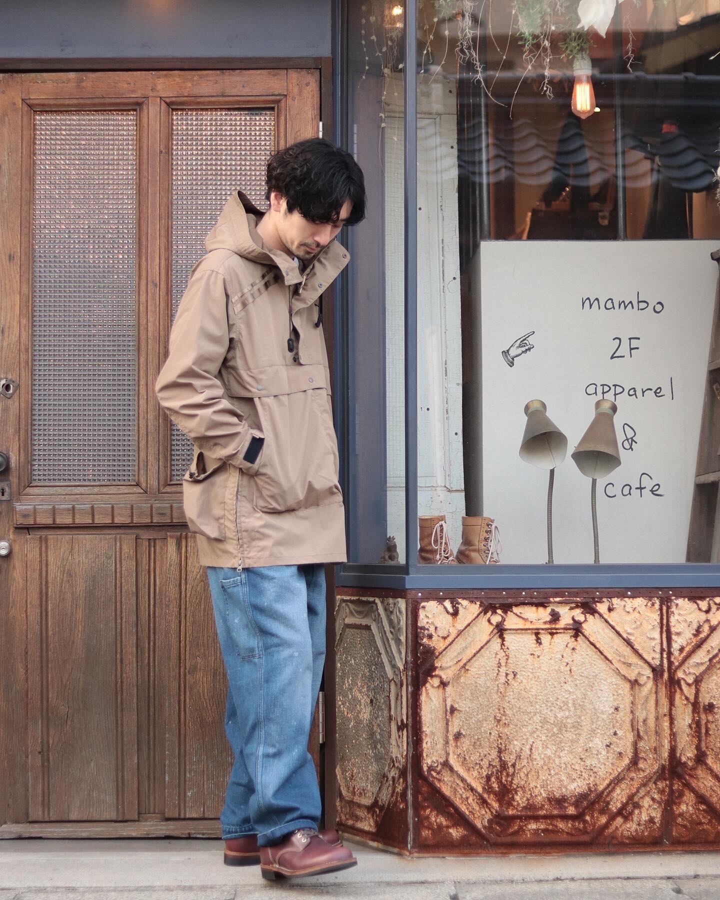 177cm　60kg　Mサイズ着用