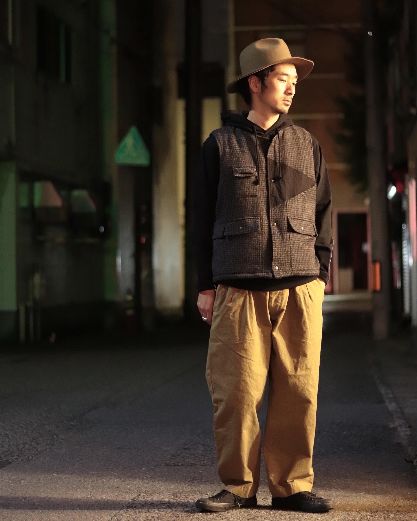 177cm 60kg Lサイズ着用