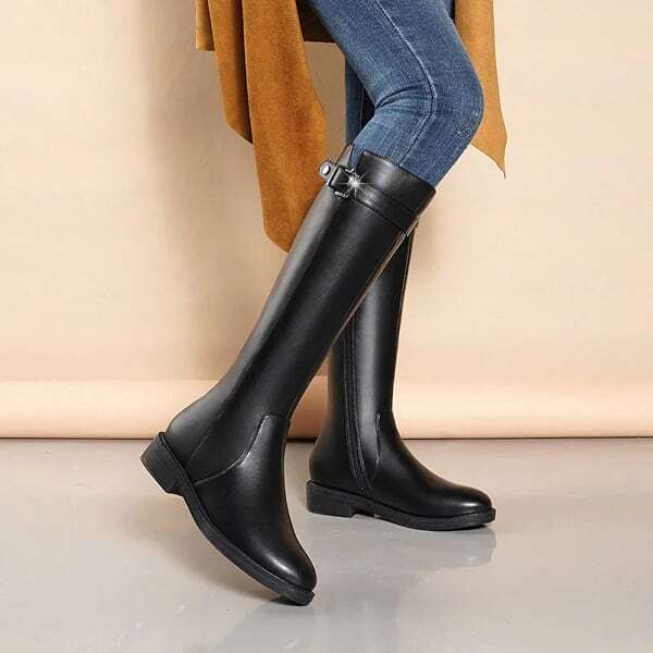 サイドジッパージョッキーブーツ 213566