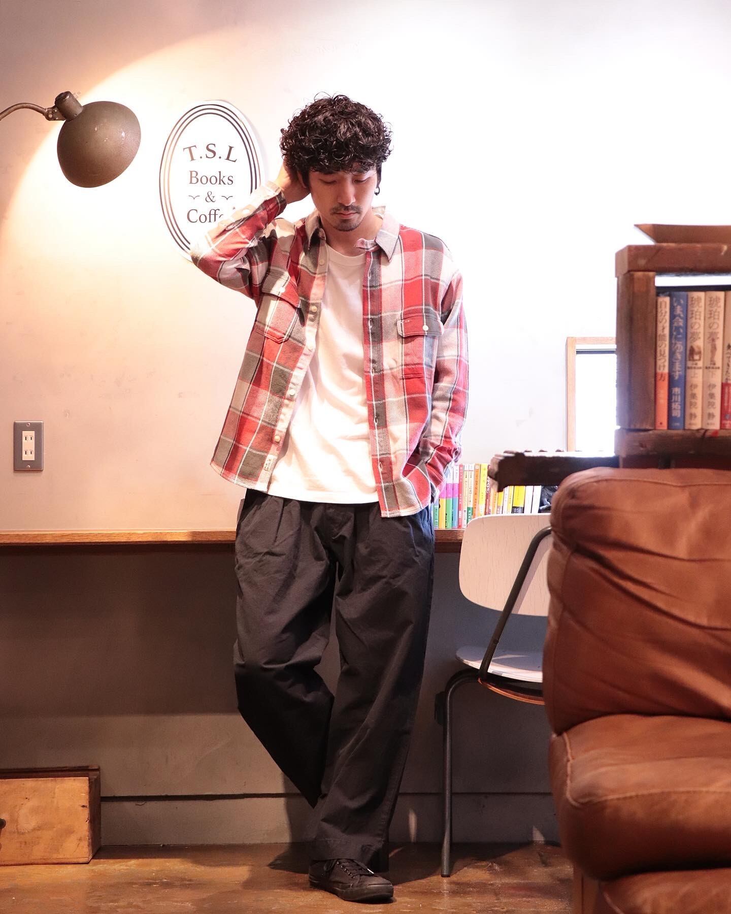 177cm  60kg  Mサイズ着用