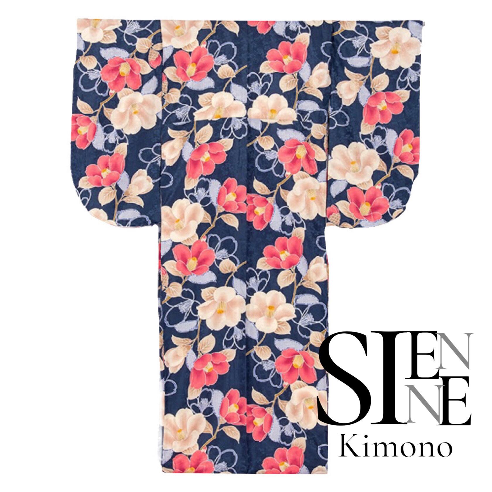 二尺袖で、着物の着丈は通常の約165cm。