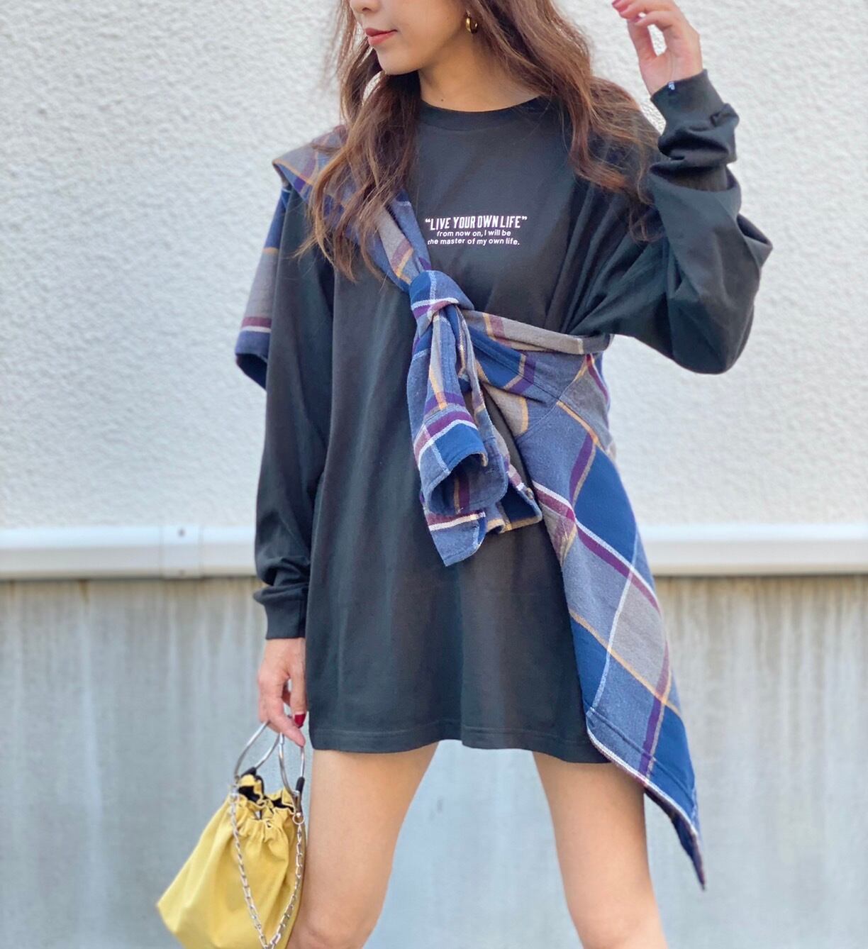 BEAULOVES4〜5y☺︎チェック柄Tシャツ　タイニー、ボボ好き