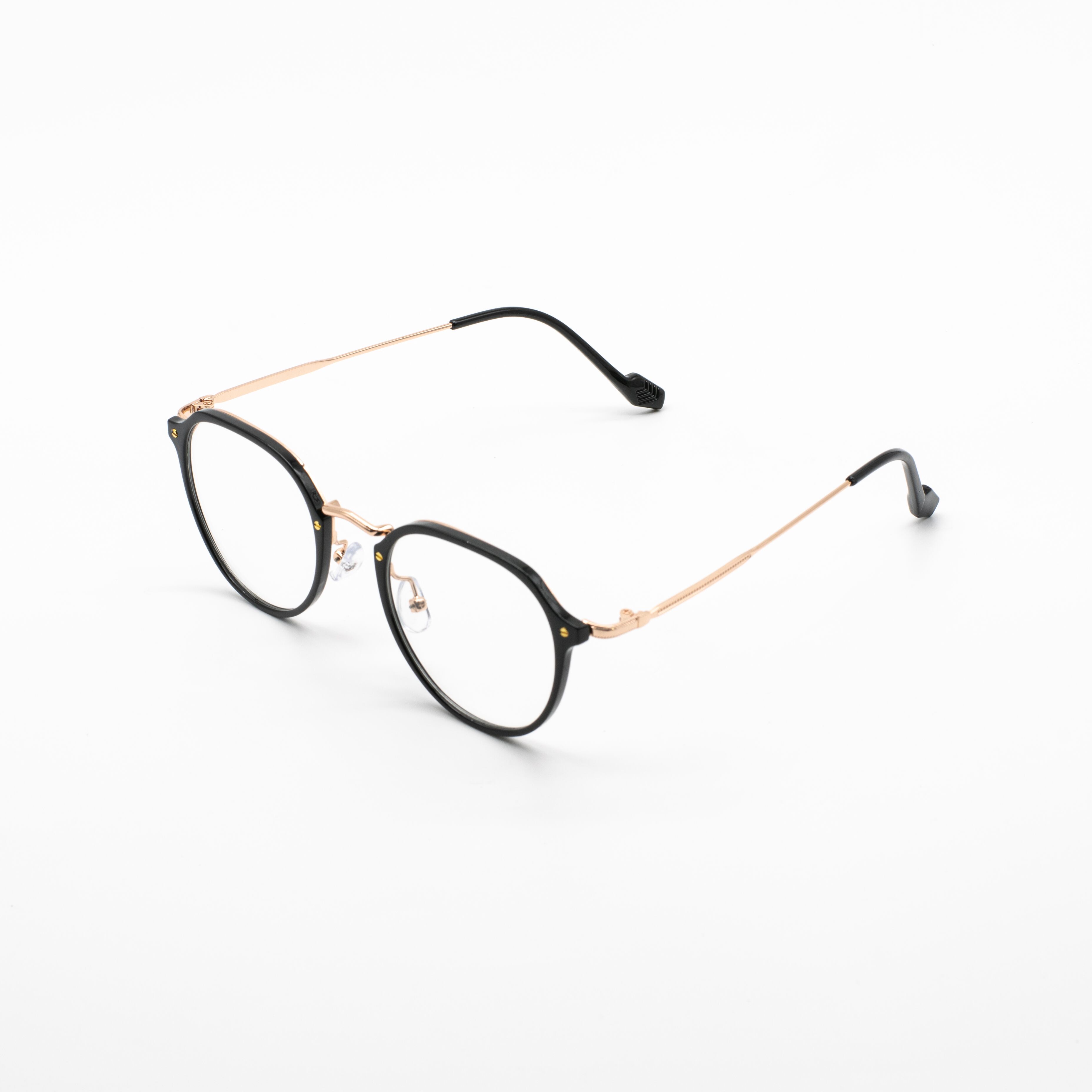 ブラックゴールド×クリアレンズ