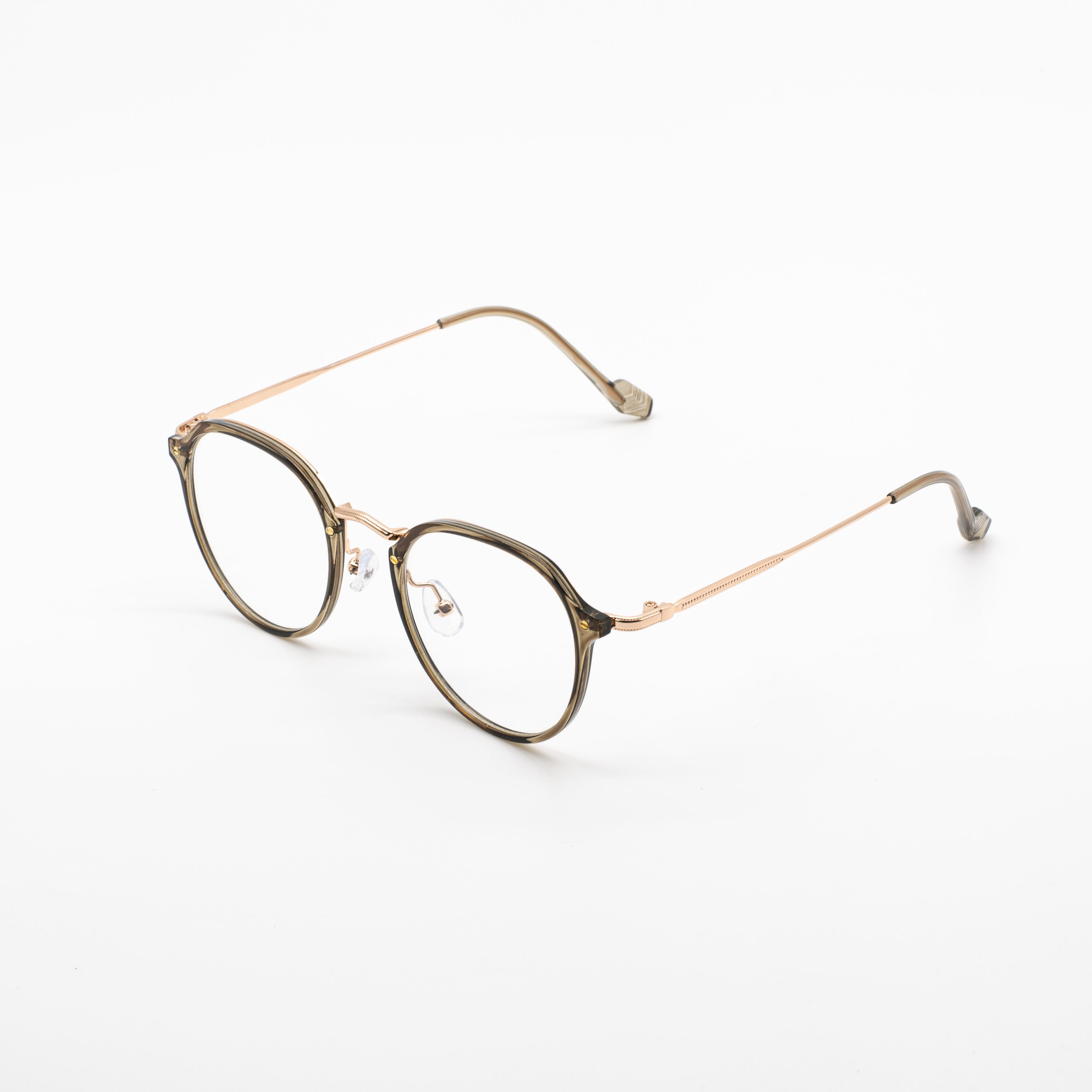 ベージュゴールド×クリアレンズ