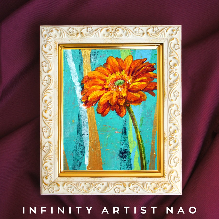Hand-painted by infinity artist NAO, Japan.