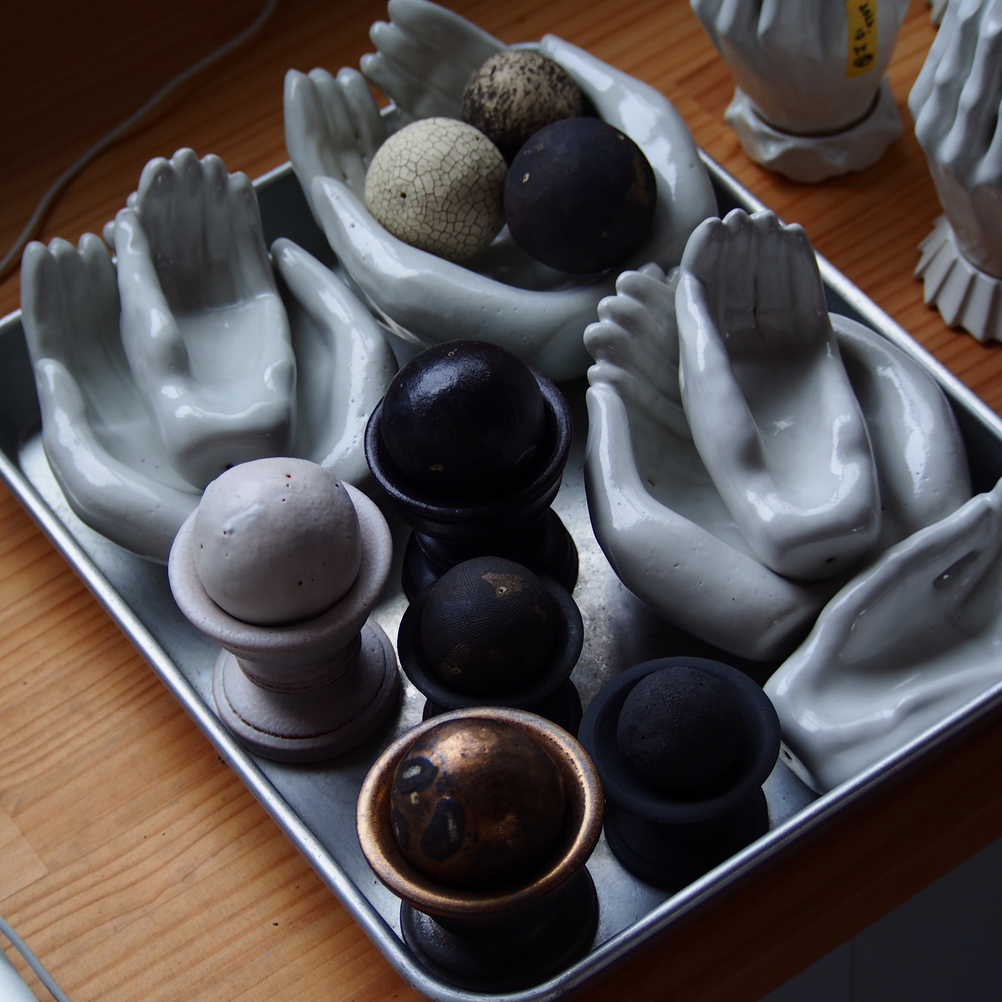 乾燥させて完成