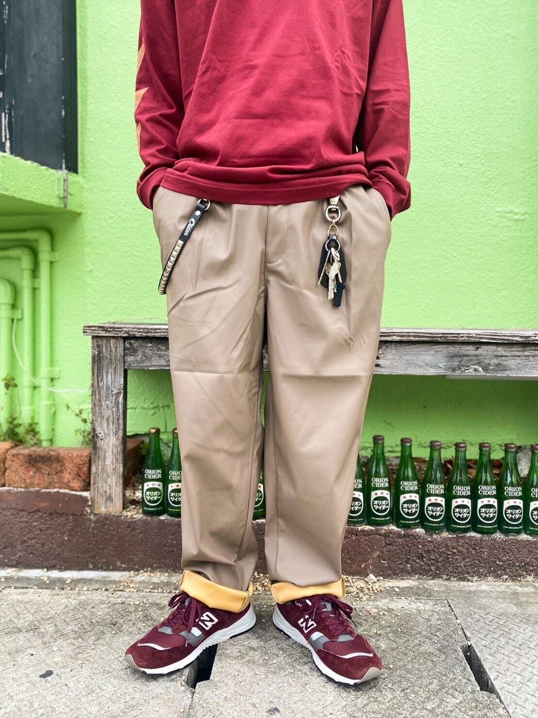 GRAYBEIGE/168cmLサイズ着用