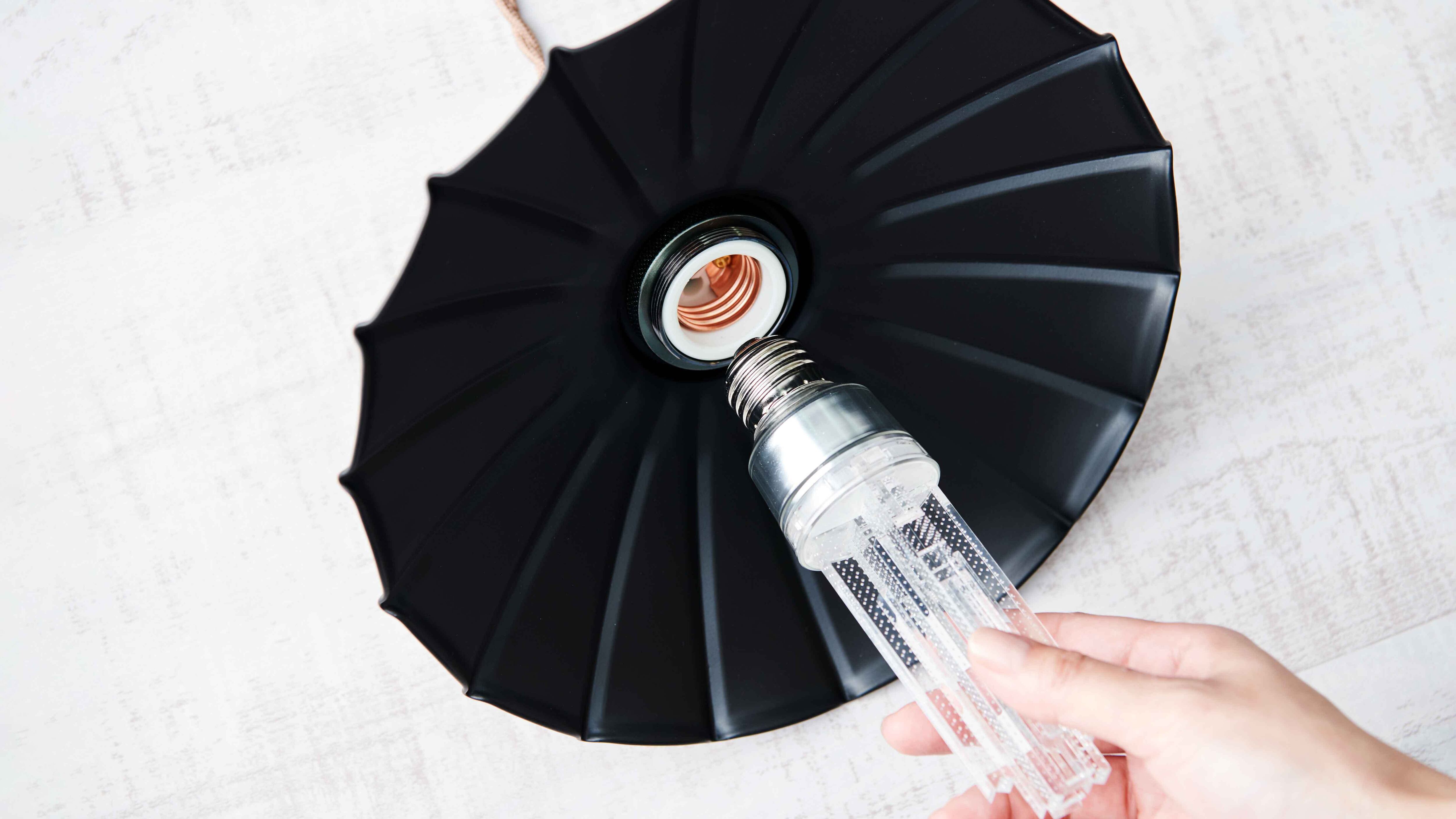 E26口金の電球と差し替え可能