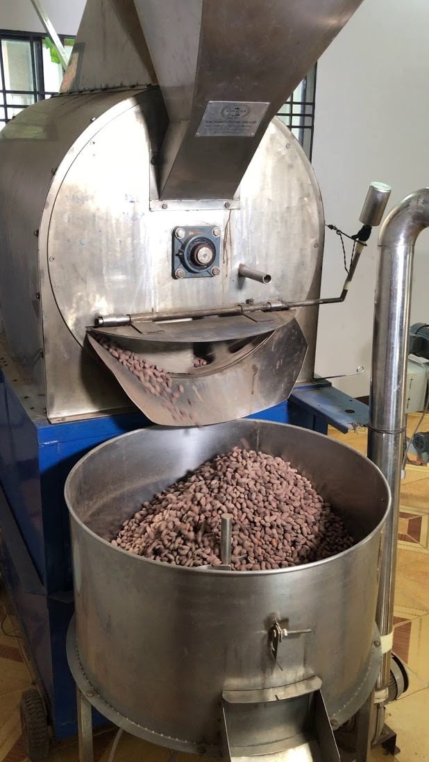 　そして焙煎などのチョコレートの行程に入る