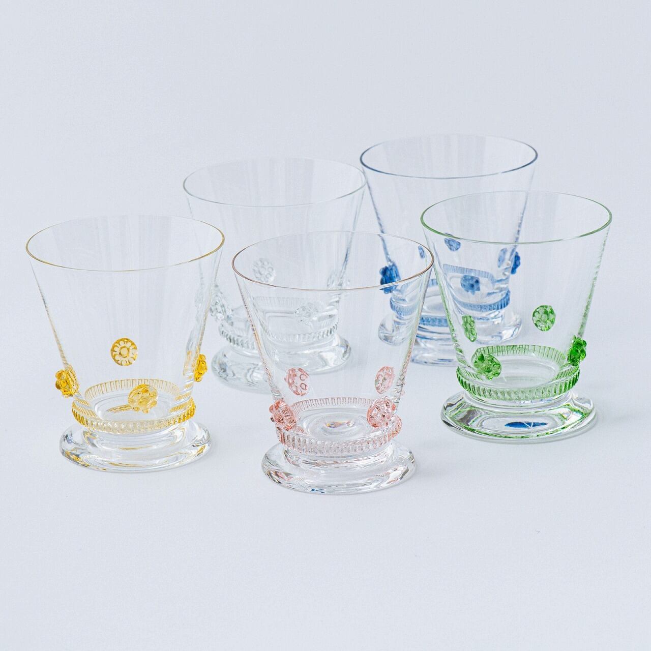 テレジアンタール シャンパンあるいはビールグラス バッカスロゼット 2客