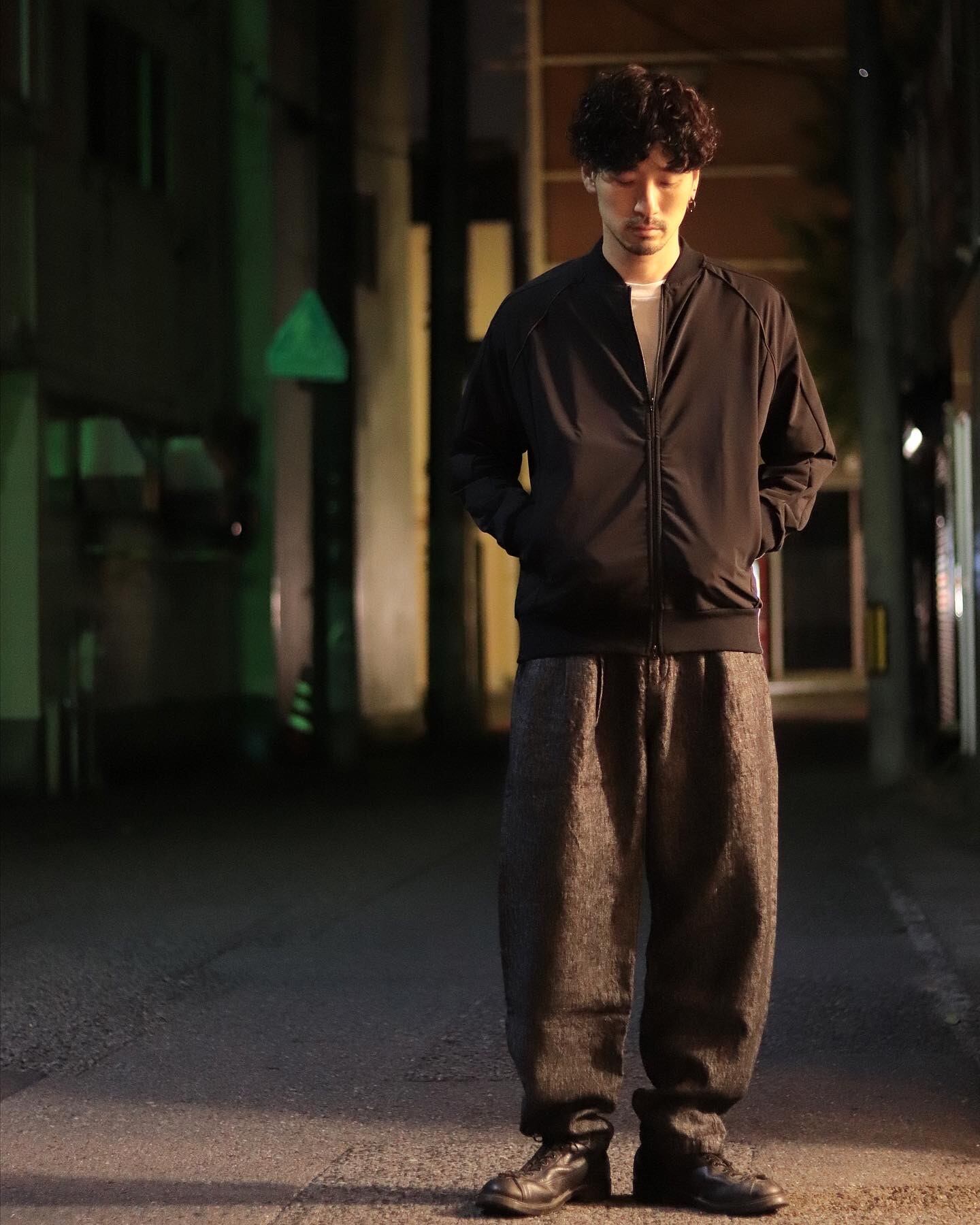 177cm 60kg 40(L)サイズ着用