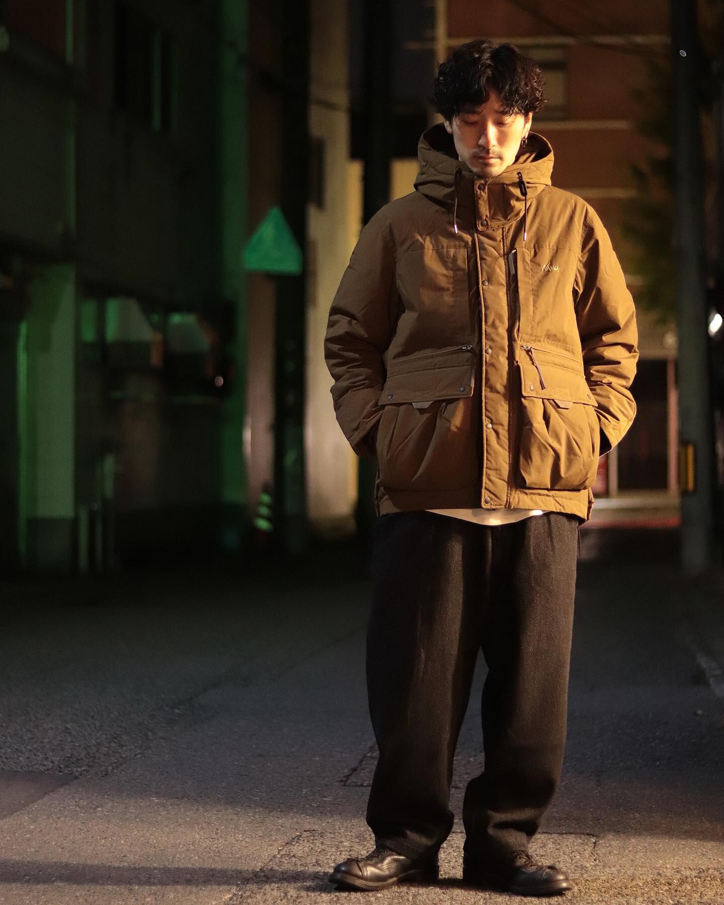 177cm　60kg　Mサイズ着用