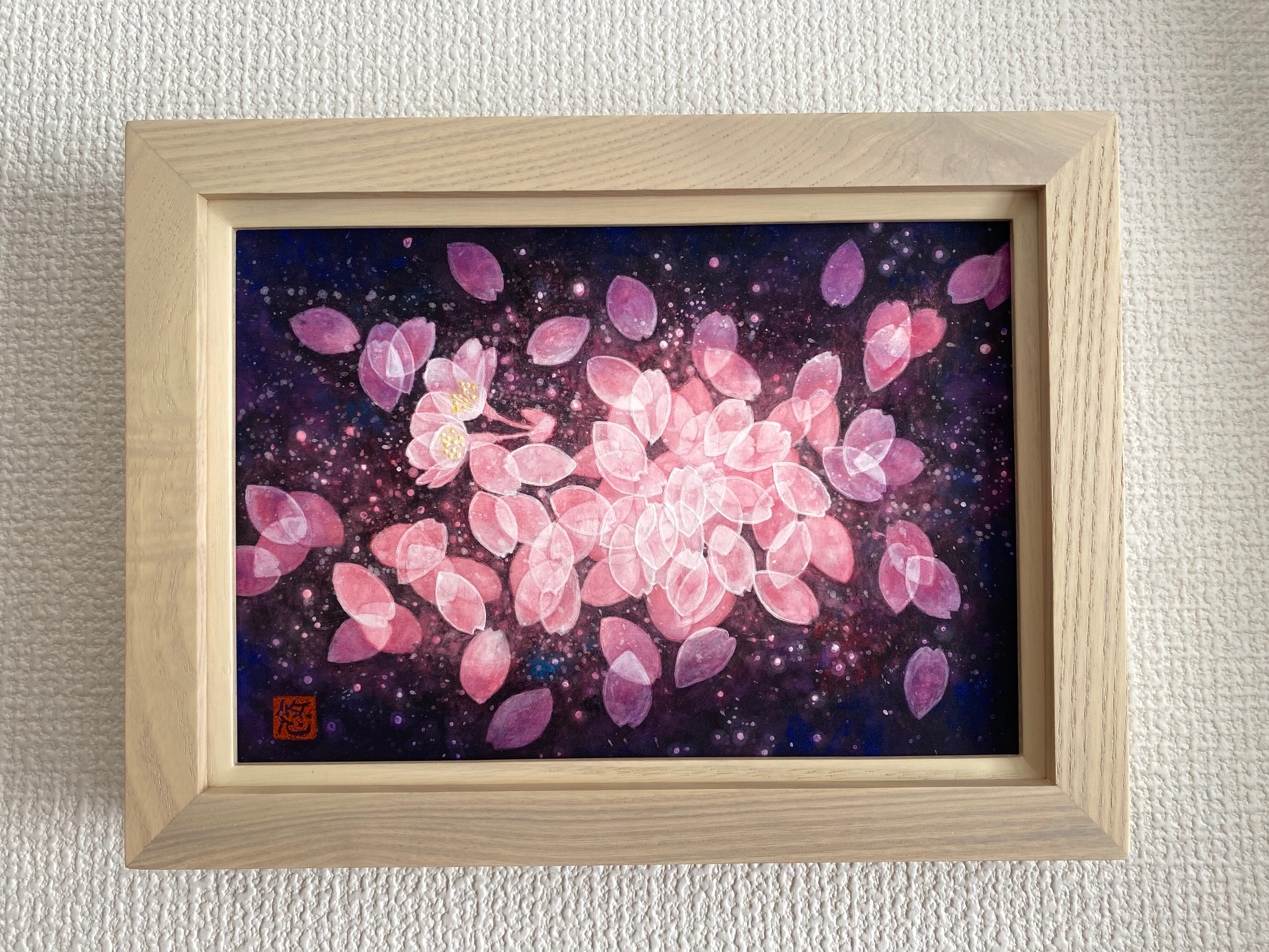 ナチュラルな額縁で色々なお部屋にマッチ