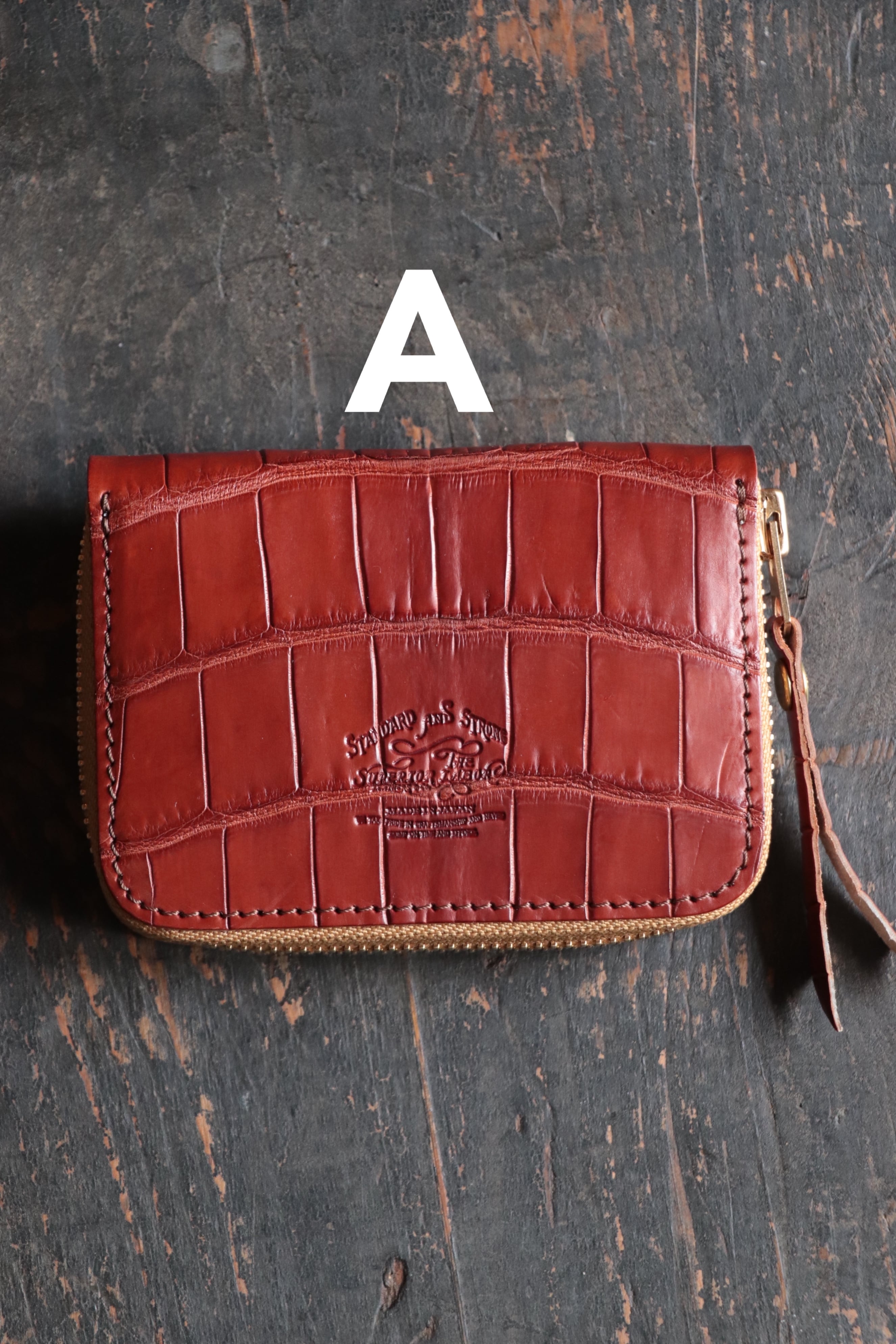 THE SUPERIOR LABOR/シュペリオールレイバー crocodile zip THE SUPERIOR LABOR/シュペリオールレイバー crocodile zip