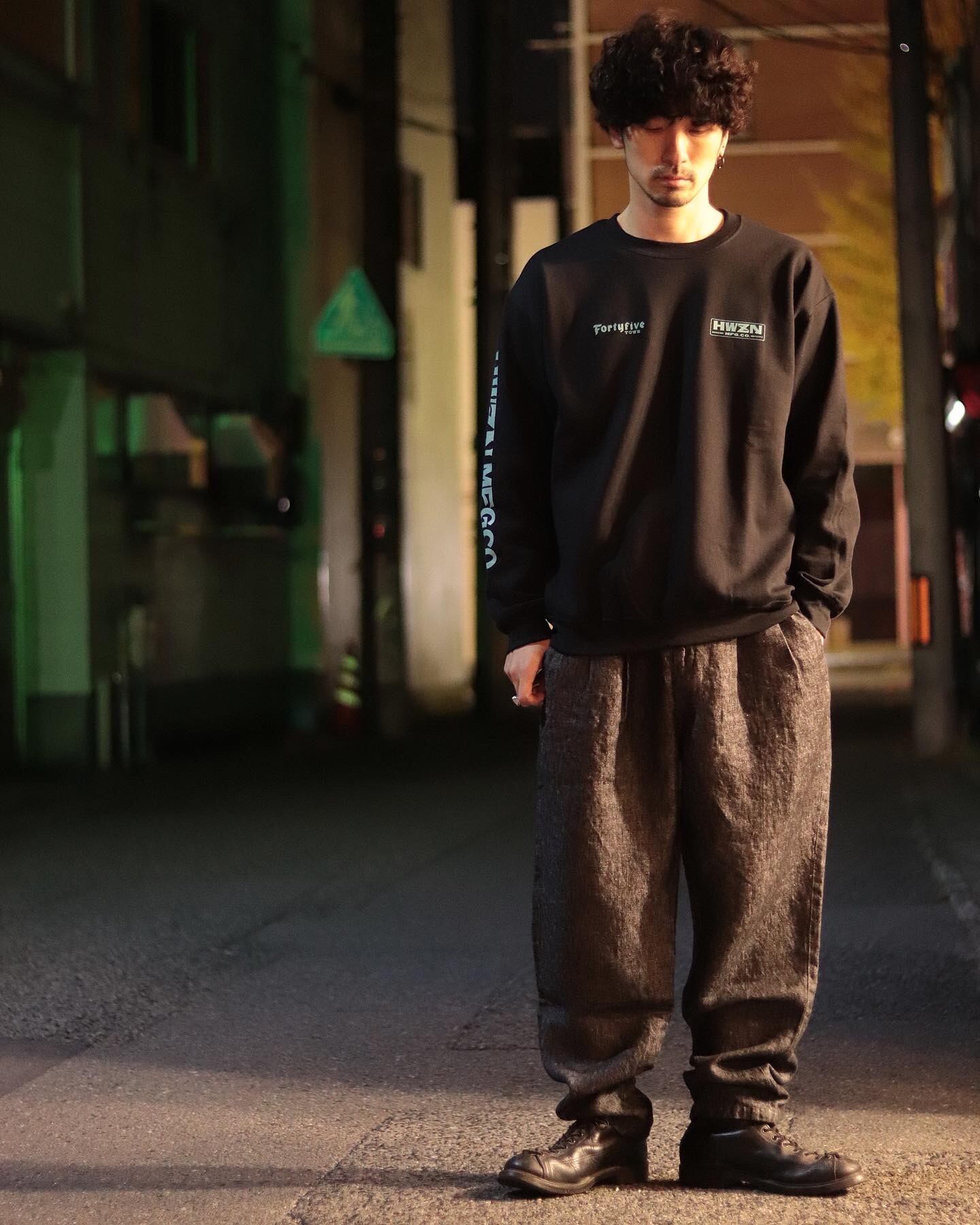 177cm  60kg  Lサイズ着用