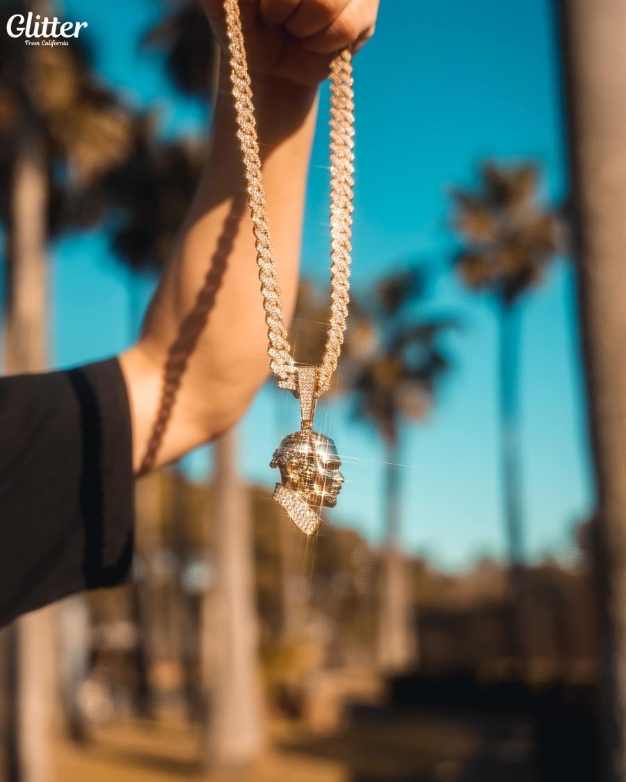 Glitter アイスドアウトネックレス Iced Out Prong Chain 【5mm】 | Glitter