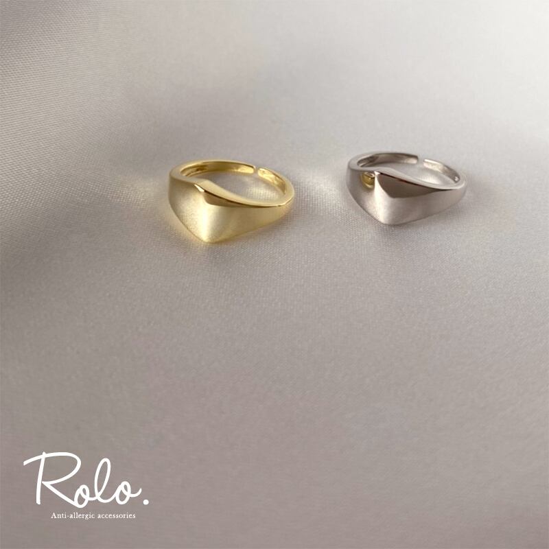 フォールドピンキーリング シルバー925 | Roloshop BASE店