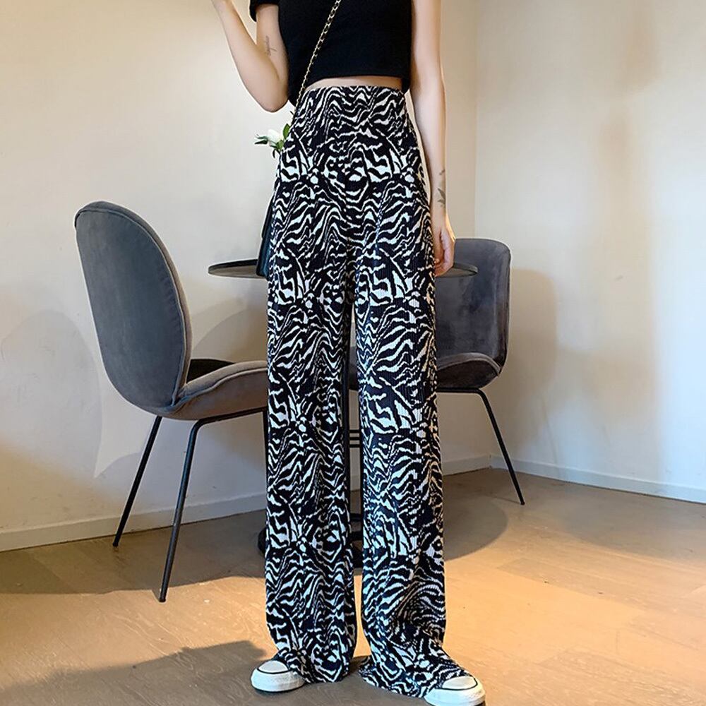  シマウマ柄*ブラック