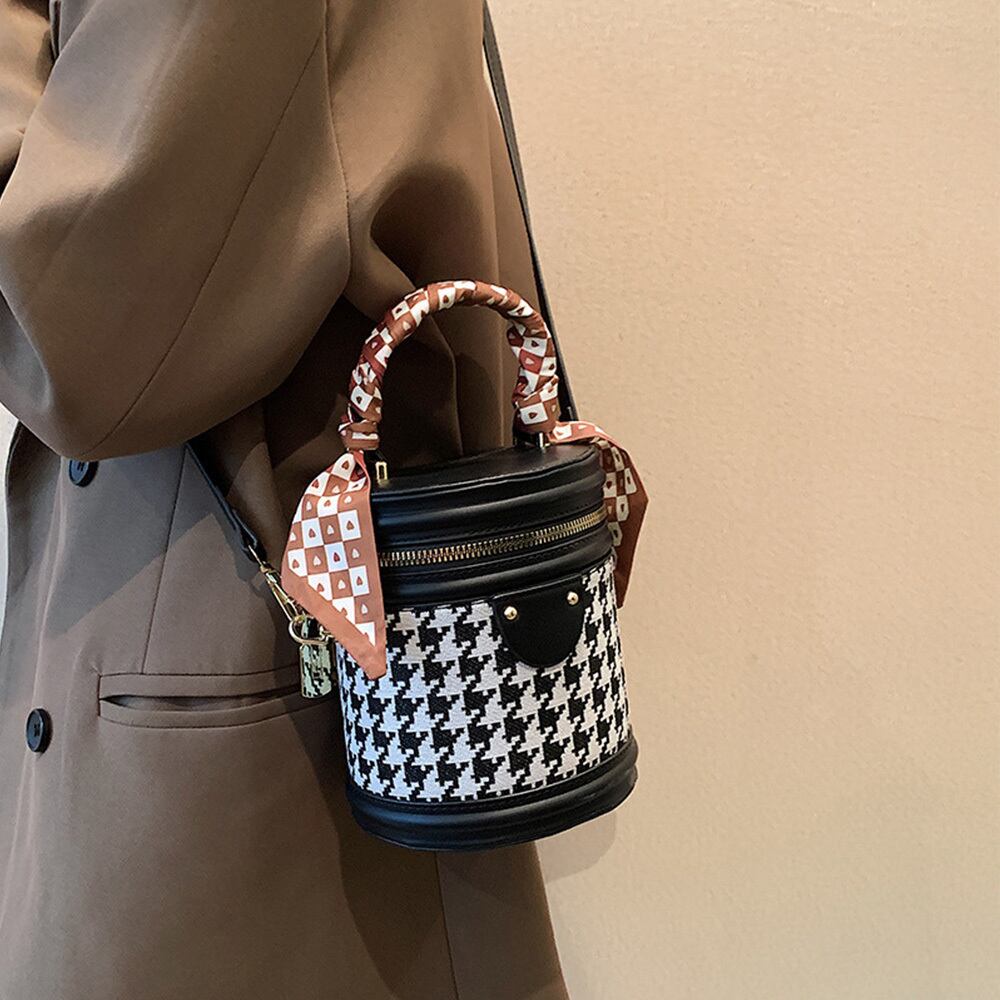 千鳥柄*ブラック