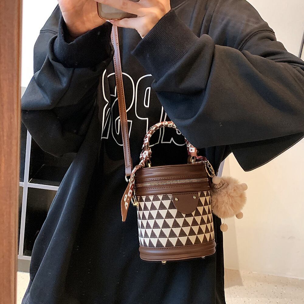 三角柄*ブラウン