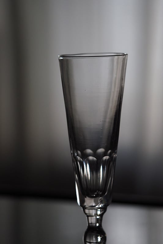 アンティークフルート型グラス-antique champagne glass_2