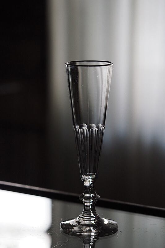 アンティークフルート型グラス-antique champagne glass_3