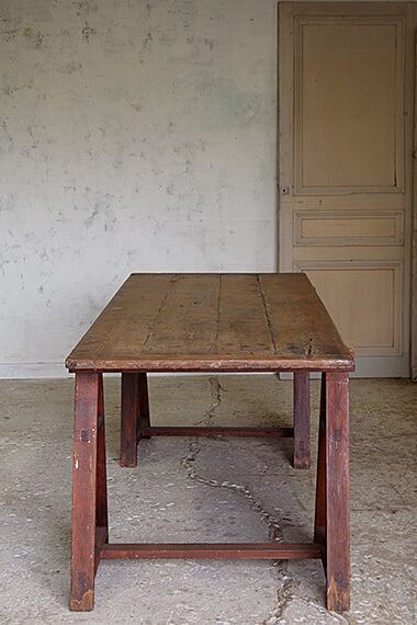 ヴィンテージ　テーブル アトリエテーブル　剥離 コンソール 飾り台 店舗什器 ヴィンテージ テーブル アトリエテーブル 剥離 コンソール 飾り台 店舗