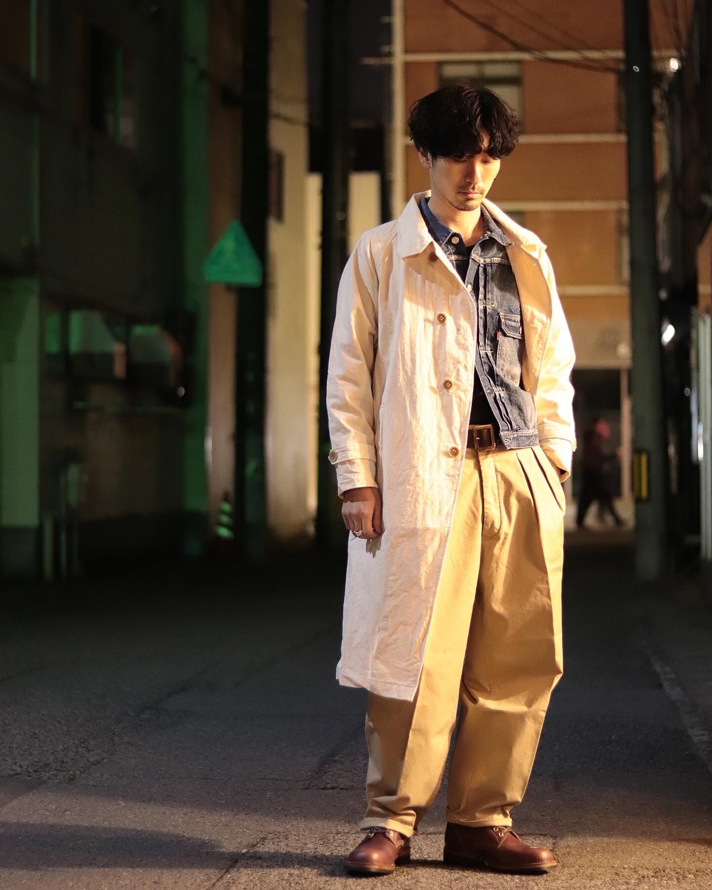 177cm　60kg　フリーサイズ着用