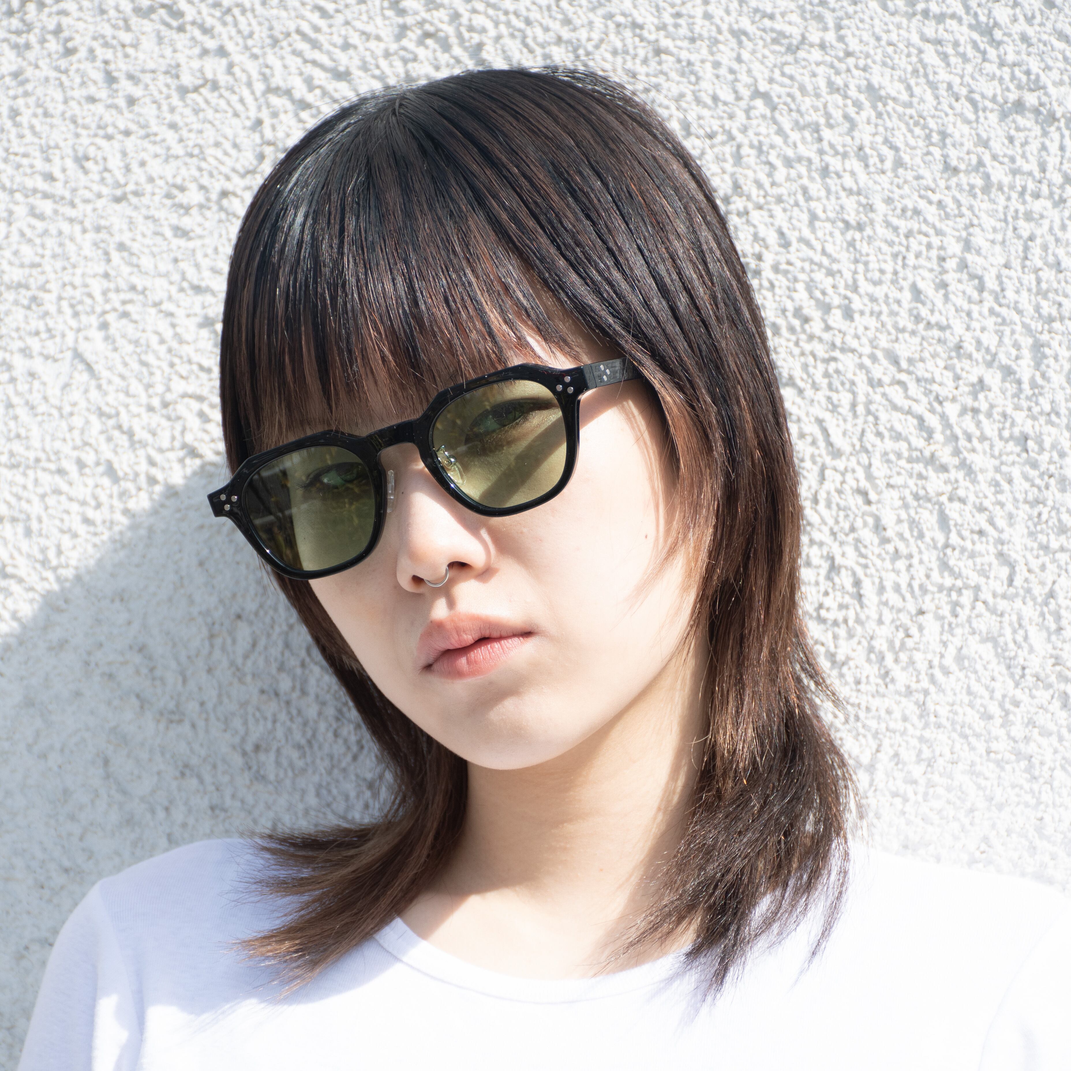 ブラック×グリーンレンズ