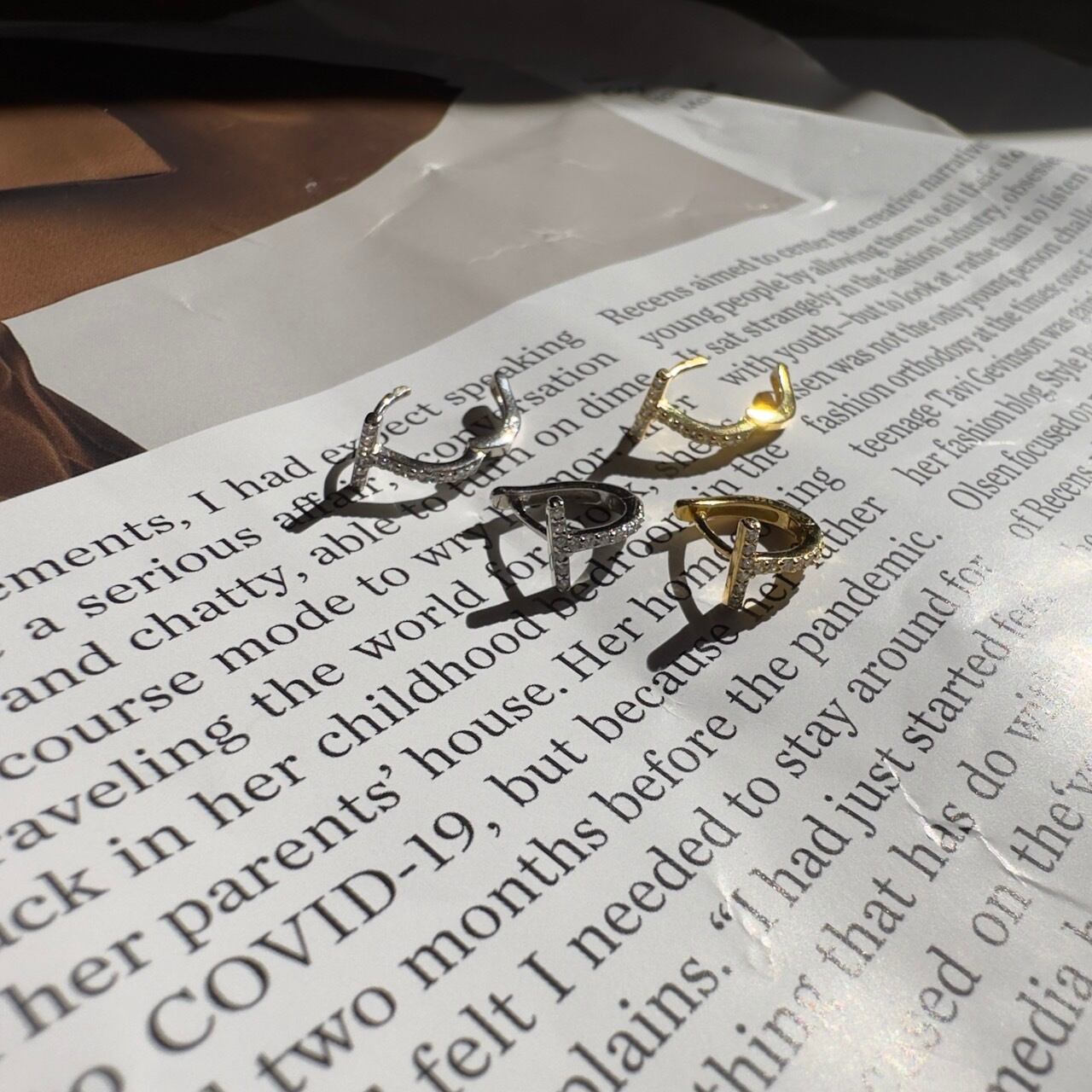 S925 Tフープピアス | none