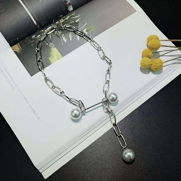 パール チェーン ネックレス 214002