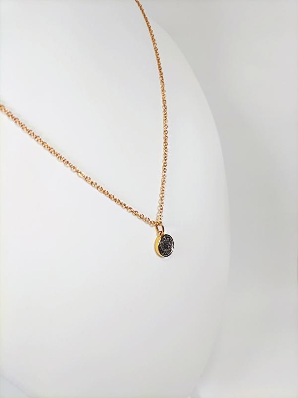 ピンクゴールド　あずきチェーン1.9mm