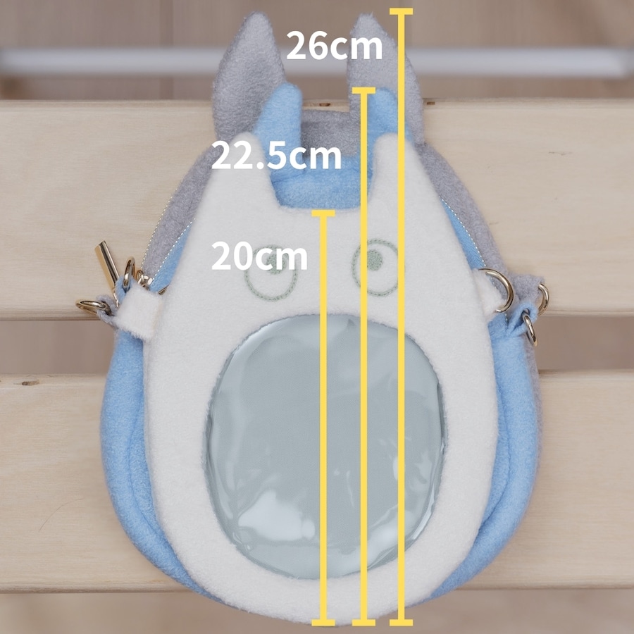 大トトロ：約26cm、中トトロ：約22.5cm、小トトロ：約20cm